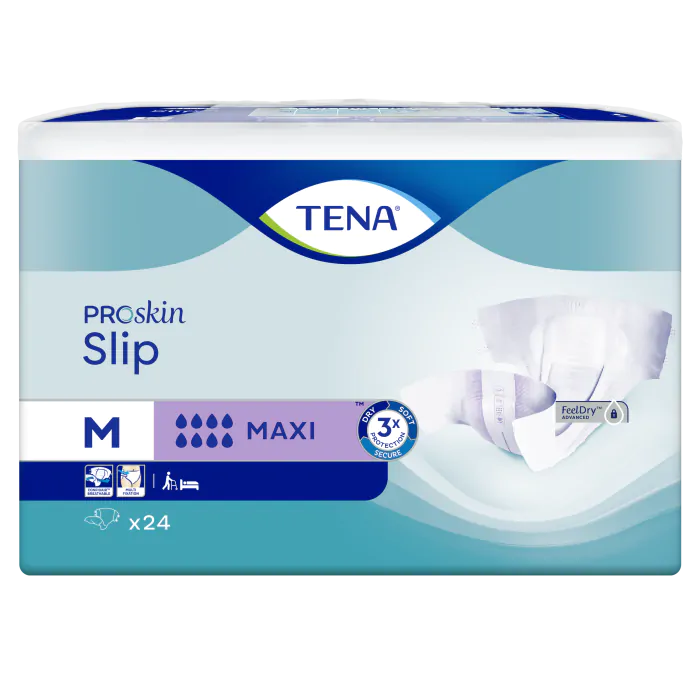 TENA ProSkin Slip Mサイズ マキシ 9枚入り TENA SLIP PROSKIN MAXI M Spécialiste des protections adultes