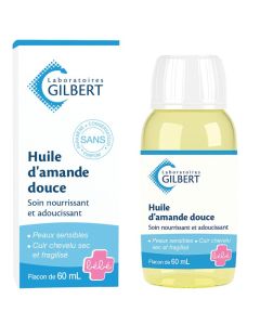 GILBERT HUILE D'AMANDE DOUCE 60 ML