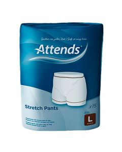 ATTENDS STRETCH PANTS L (15 UNITÉS)